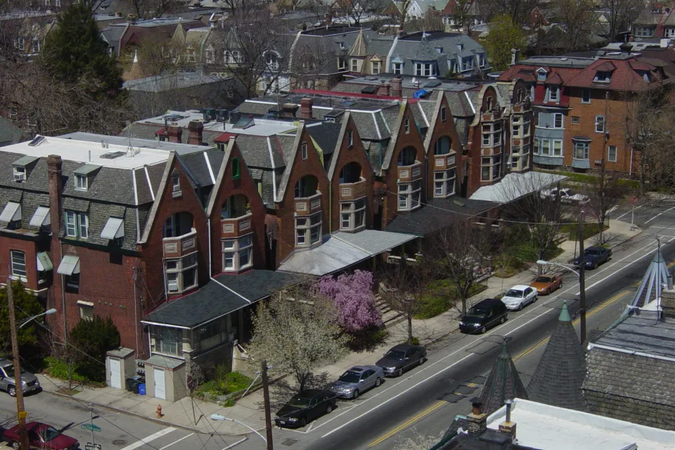 Row Houses at 48th between Walton and Cedar, West Philadelphia